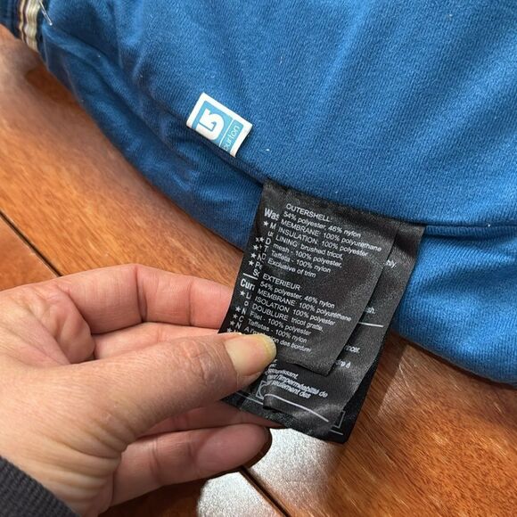 Burton Snowboarding Dry Ride pants Blue Purple Striped Multicolor Cargo Pants XS - Picture 10 of 14